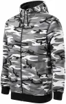 Camouflage-sweatshirt voor heren, camouflage grijs