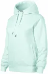 Comfortabel damessweatshirt met capuchon, ijsgroen