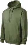 Comfortabele herenhoodie, khaki