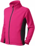 Contrasterend fleecejack voor kinderen, purper Contrasterend fleecejack voor kinderen, purper