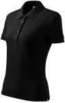 Dames poloshirt, zwart Dames poloshirt, zwart