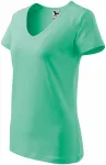 Dames slim fit T-shirt met raglanmouwen, munt