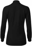 Damessweatshirt met verborgen zakken, zwart Damessweatshirt met verborgen zakken, zwart