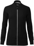 Damessweatshirt met verborgen zakken, zwart Damessweatshirt met verborgen zakken, zwart