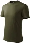 Eenvoudig kinder T-shirt, military