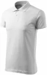 Eenvoudig poloshirt voor heren, witte