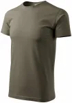 Eenvoudig T-shirt voor heren, army Eenvoudig T-shirt voor heren, army