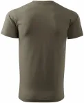 Eenvoudig T-shirt voor heren, army Eenvoudig T-shirt voor heren, army