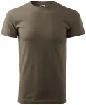 Eenvoudig T-shirt voor heren, army Eenvoudig T-shirt voor heren, army