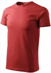 Eenvoudig T-shirt voor heren, bourgondische