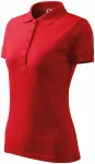 Elegant dames poloshirt, rood