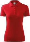 Elegant dames poloshirt, rood