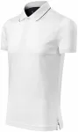 Elegant gemerceriseerd poloshirt voor heren, witte