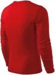 Heren T-shirt met lange mouwen, rood Heren T-shirt met lange mouwen, rood