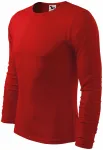 Heren T-shirt met lange mouwen, rood Heren T-shirt met lange mouwen, rood