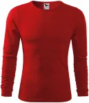 Heren T-shirt met lange mouwen, rood Heren T-shirt met lange mouwen, rood