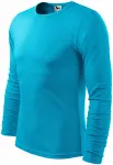 Heren T-shirt met lange mouwen, turkoois Heren T-shirt met lange mouwen, turkoois