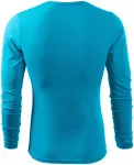 Heren T-shirt met lange mouwen, turkoois Heren T-shirt met lange mouwen, turkoois