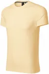 Heren T-shirt versierd, vanille