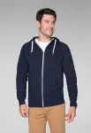 Contrasterend sweatshirt voor heren met capuchon
