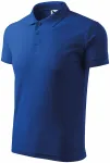 Los poloshirt voor heren, koningsblauw