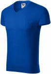 Nauwsluitend T-shirt voor heren, koningsblauw
