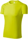 Uniseks sport-T-shirt, Neon Geel