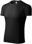 Uniseks sport-T-shirt, zwart
